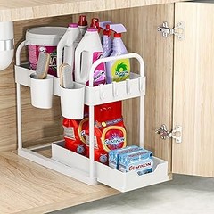 Opciones innovadoras para organizar tu espacio bajo el lavabo sin taladro