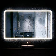Guía para instalar un espejo de baño rectangular correctamente