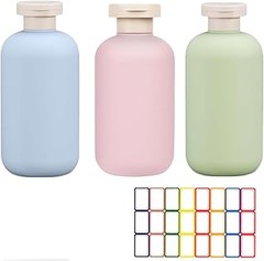 Guía para Rellenar y Utilizar Botes de Viaje Reutilizables