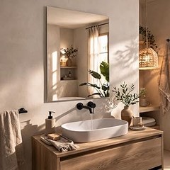 ¿Qué es un espejo de baño sin marco y cuáles son sus beneficios?