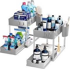 Cómo maximizar el espacio en tu organizador bajo lavabo en forma de U