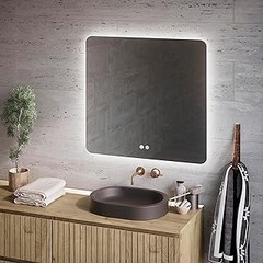 Los mejores espejos de baño cuadrados para espacios pequeños