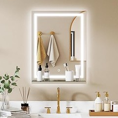 Top 3 espejos de baño con estante ideales para baños pequeños