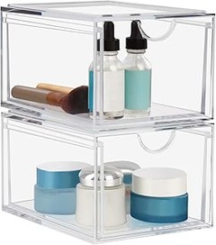 Descubre los mejores organizadores de cajones de baño apilables