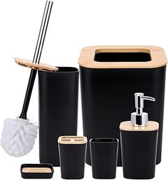 Los mejores sets de papeleras de baño para optimizar espacios pequeños