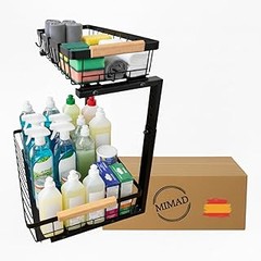 ¿Cuáles son los precios promedio de organizadores bajo lavabo en U?
