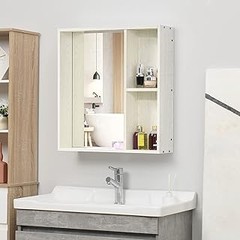 Descubre los diferentes tipos de espejos de baño con estante