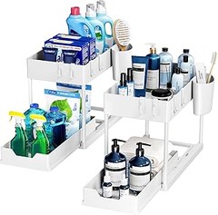 Pros y contras de usar estanterías ajustables bajo el lavabo