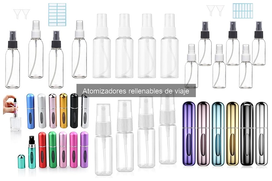 Alternativas a atomizadores rellenables de viaje