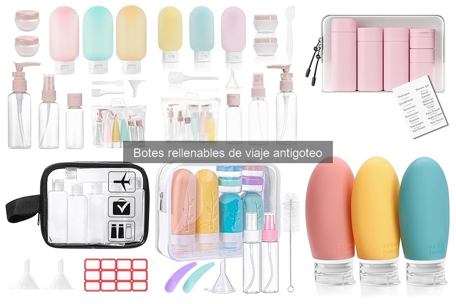 ** Alternativas a Botes Rellenables de Viaje Antigoteo