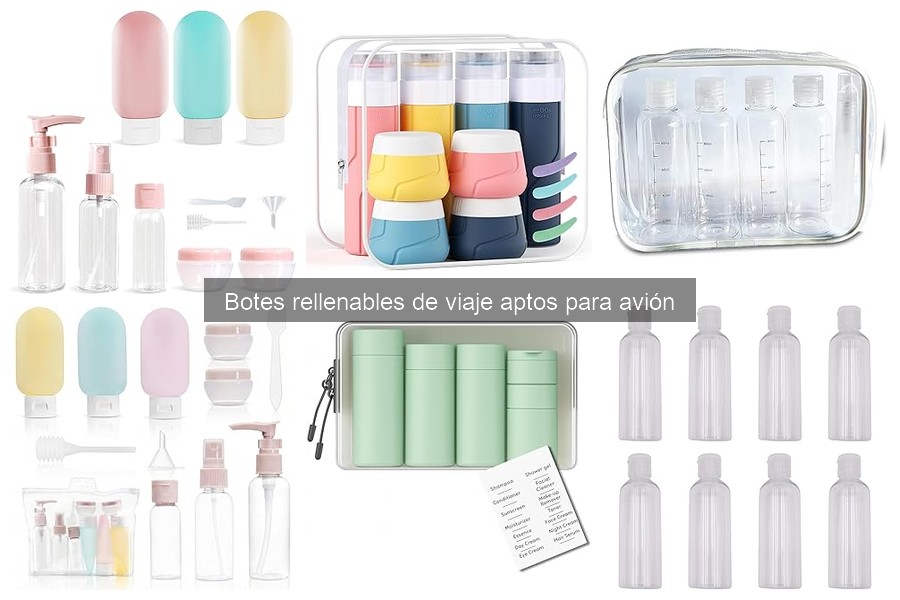 Alternativas a Botes Rellenables de Viaje para Avión