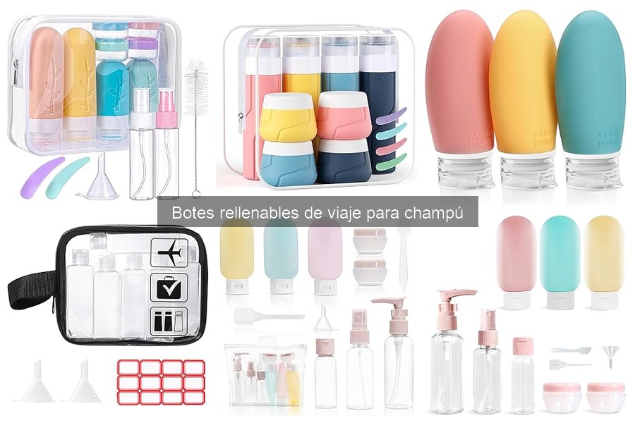 Alternativas a botes rellenables para champú: opciones útiles