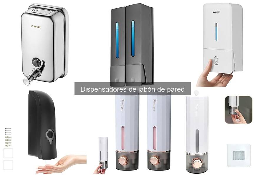 Alternativas a dispensadores de jabón de pared para tu baño