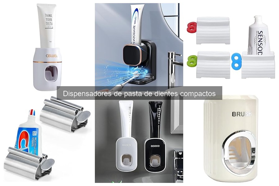 Alternativas a dispensadores de pasta de dientes compactos