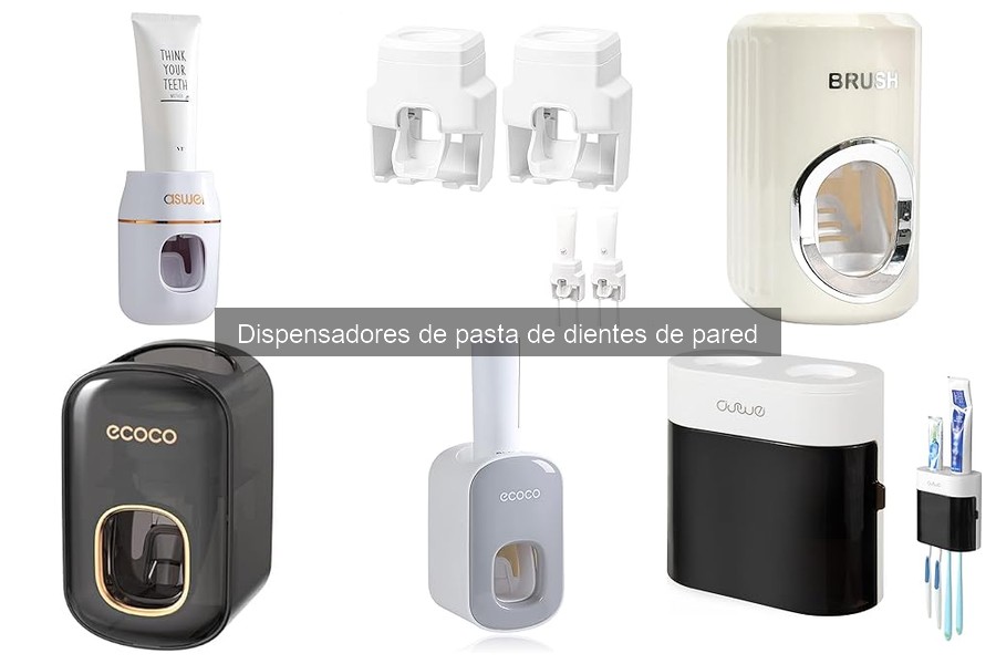 Alternativas a dispensadores de pasta de dientes de pared