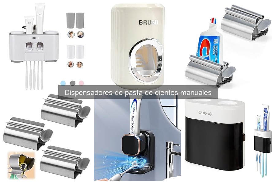 Alternativas a dispensadores de pasta de dientes manuales