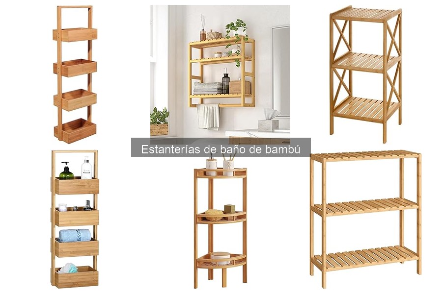 Alternativas a estanterías de baño de bambú: opciones viables