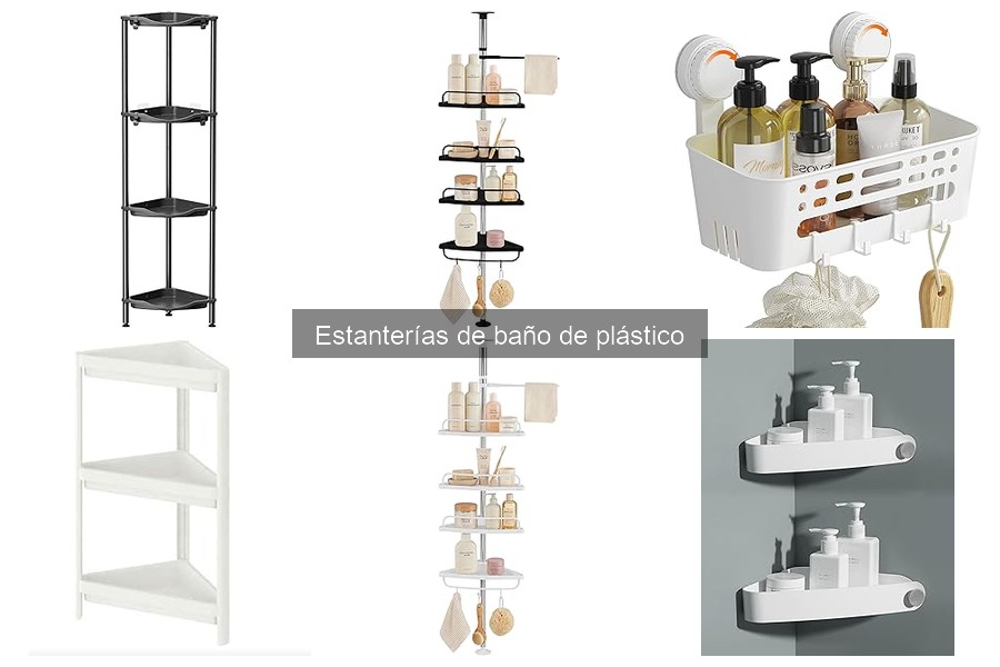Alternativas a estanterías de baño de plástico: Mejores opciones
