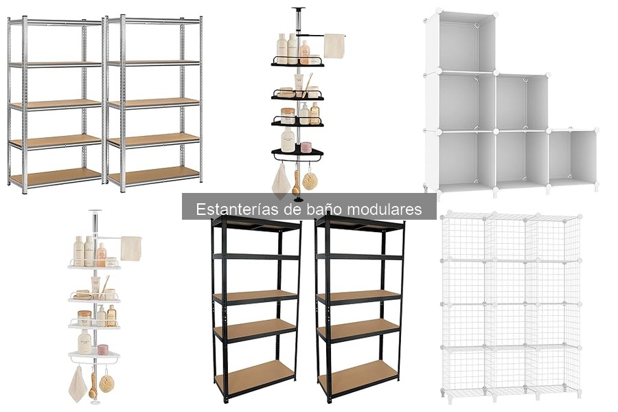 Alternativas a estanterías de baño modulares: Ideas útiles