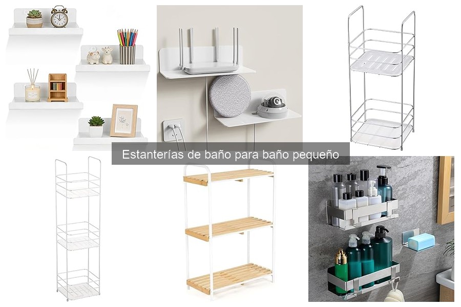 Alternativas a estanterías de baño para espacios reducidos