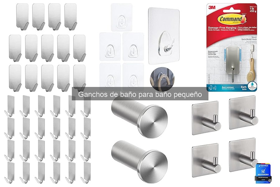 Alternativas a Ganchos de Baño para Espacios Pequeños