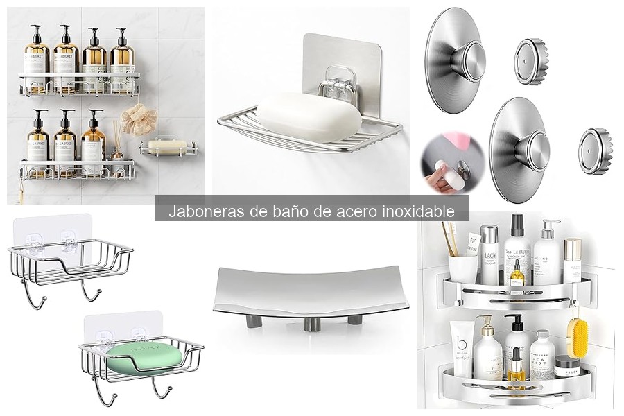 Alternativas a jaboneras de acero inoxidable para el baño