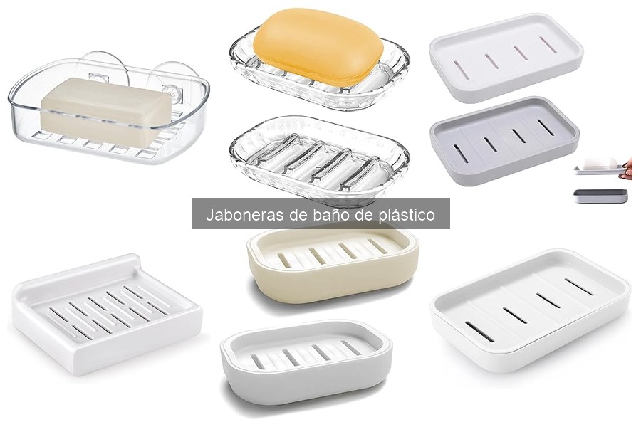 Alternativas a jaboneras de plástico para baño