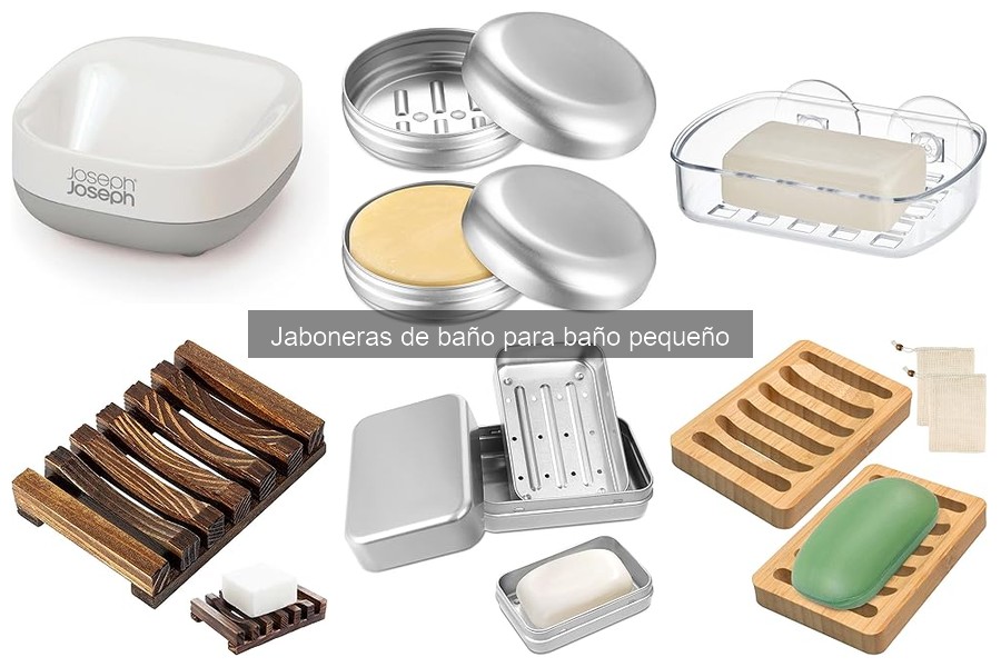 Alternativas a jaboneras para baños pequeños y organizados
