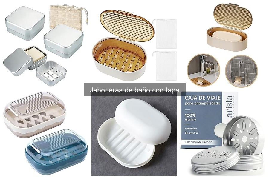 Alternativas a las jaboneras de baño con tapa que debes considerar