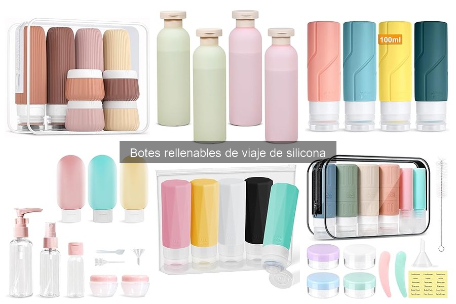 Alternativas a los botes rellenables de silicona para viajar