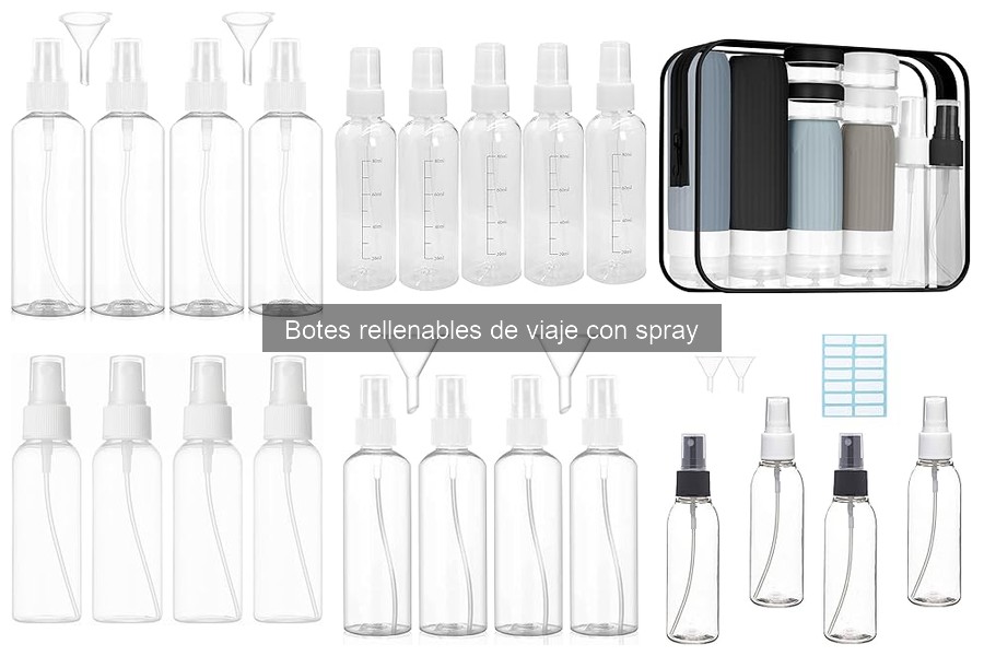Alternativas a los Botes Rellenables de Viaje con Spray