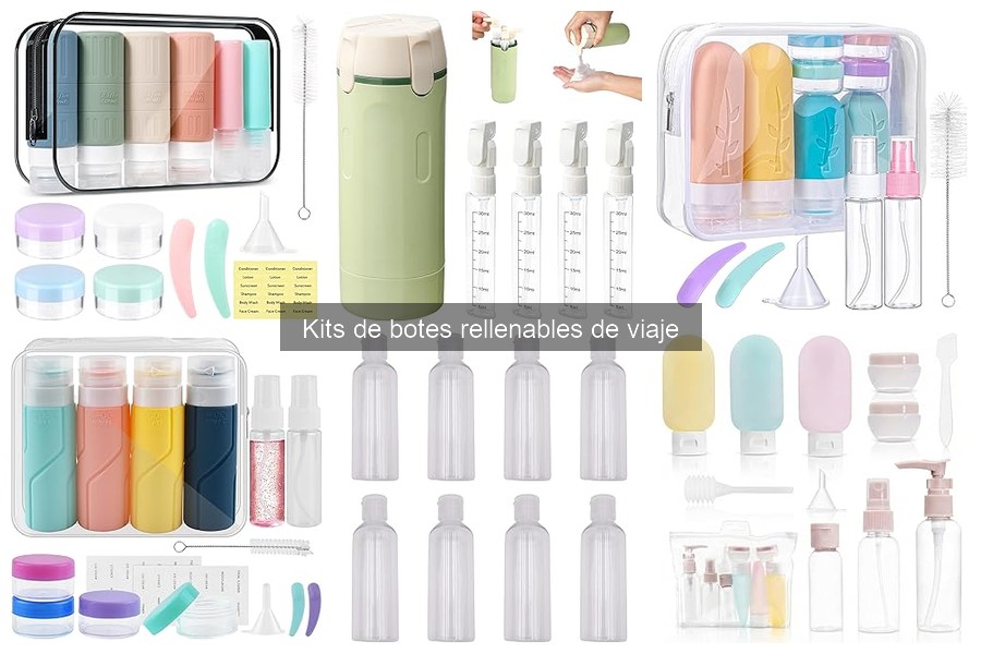 Alternativas a los kits de botes rellenables para viajar