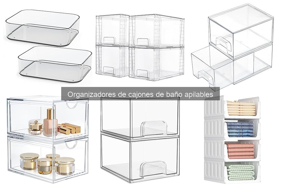 Alternativas a los organizadores de cajones de baño apilables
