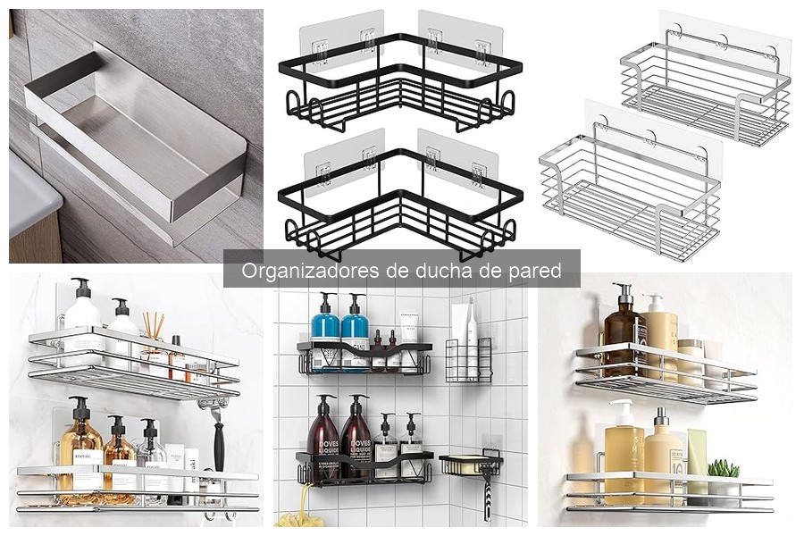 Alternativas a los Organizadores de Ducha de Pared