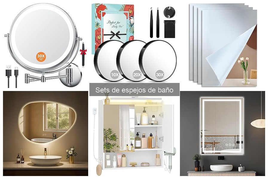 Alternativas a los Sets de Espejos de Baño para Tu Hogar