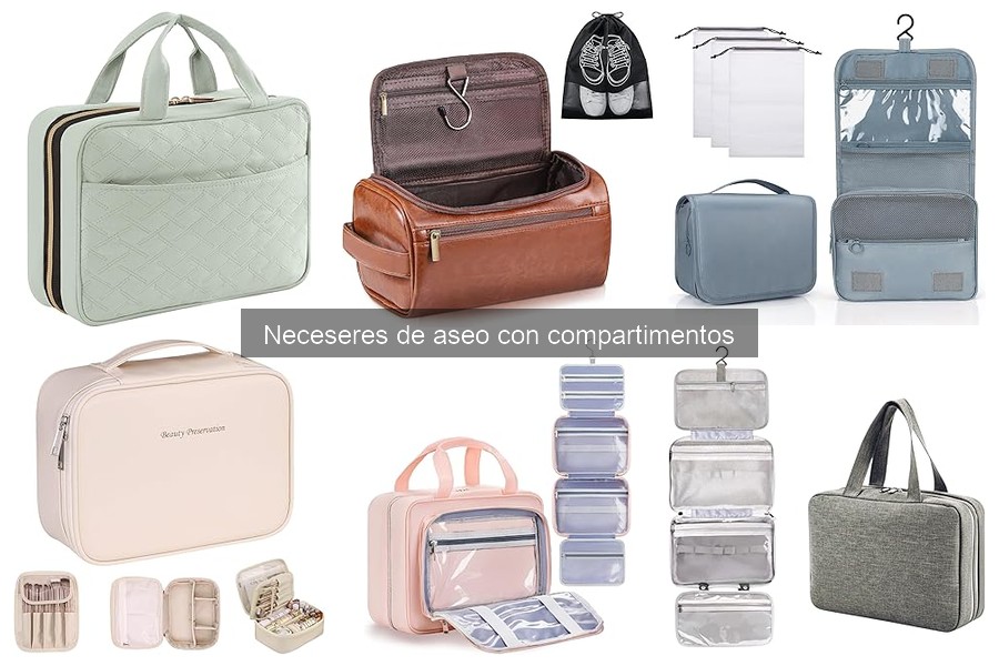 Alternativas a Neceseres de Aseo con Compartimentos
