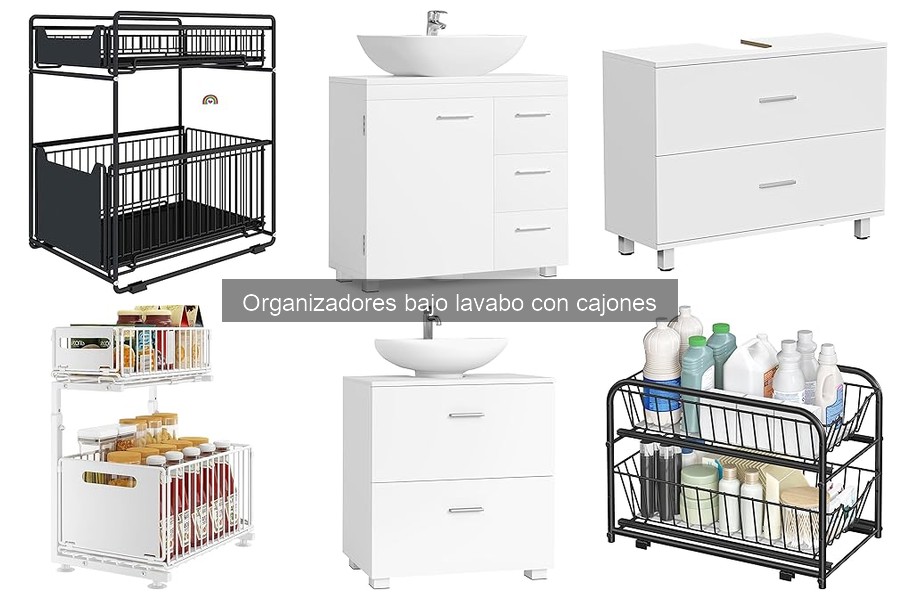 Alternativas a organizadores bajo lavabo con cajones