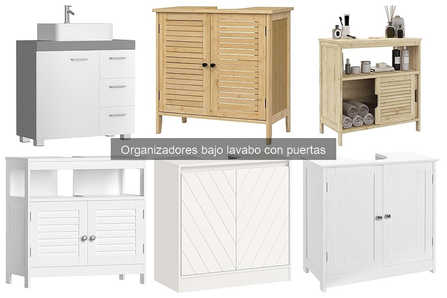 Alternativas a organizadores bajo lavabo con puertas
