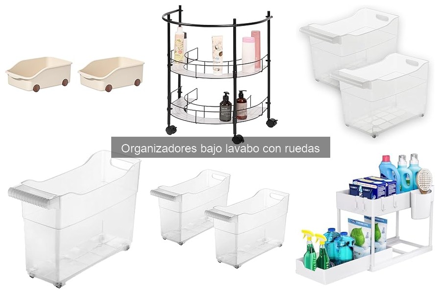 Alternativas a organizadores bajo lavabo con ruedas