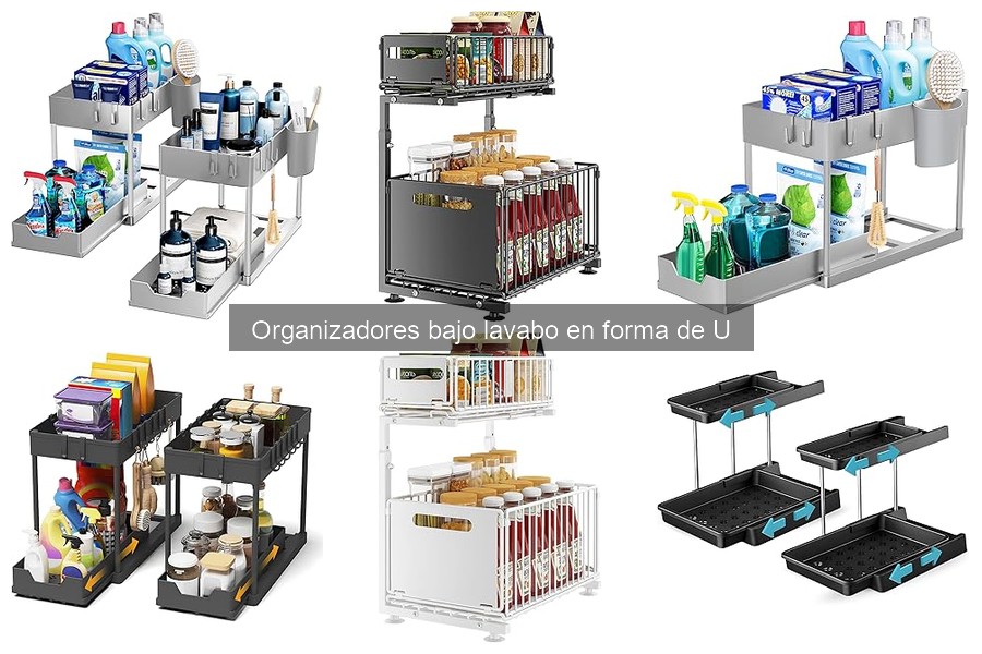 Alternativas a organizadores bajo lavabo en forma de U