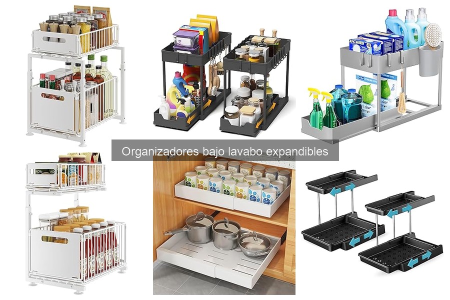 Alternativas a organizadores bajo lavabo expandibles
