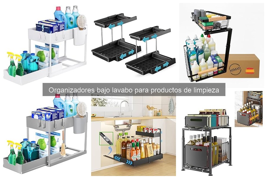 Alternativas a organizadores bajo lavabo para el baño