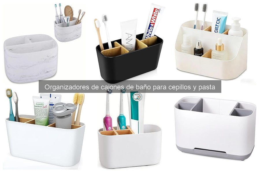 Alternativas a organizadores de cajones de baño para higiene