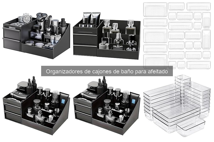 Alternativas a organizadores de cajones para afeitar