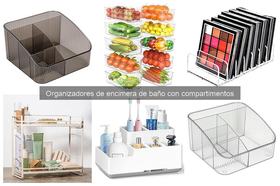 ** Alternativas a organizadores de encimera de baño