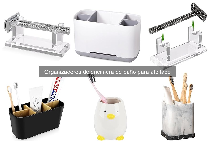 Alternativas a organizadores de encimera para afeitado