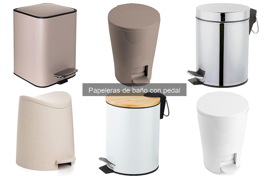 Alternativas a papeleras de baño con pedal: descubre nuevas opciones