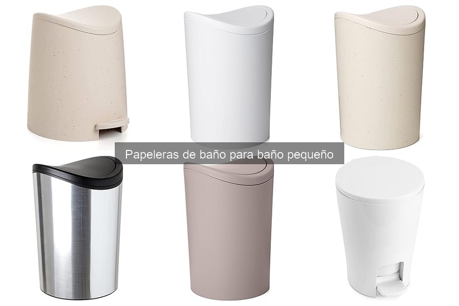 Alternativas a papeleras de baño en espacios reducidos