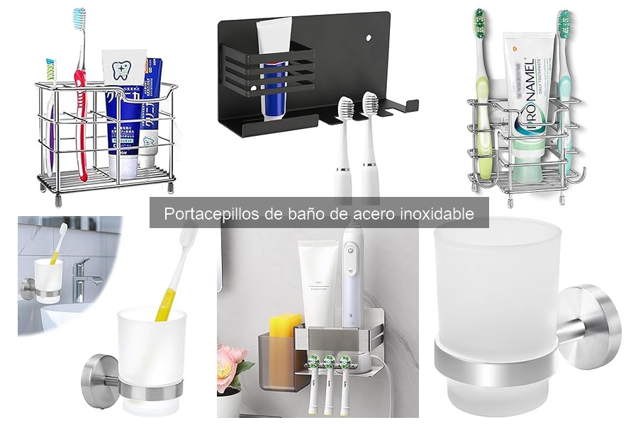 Alternativas a portacepillos de acero inoxidable