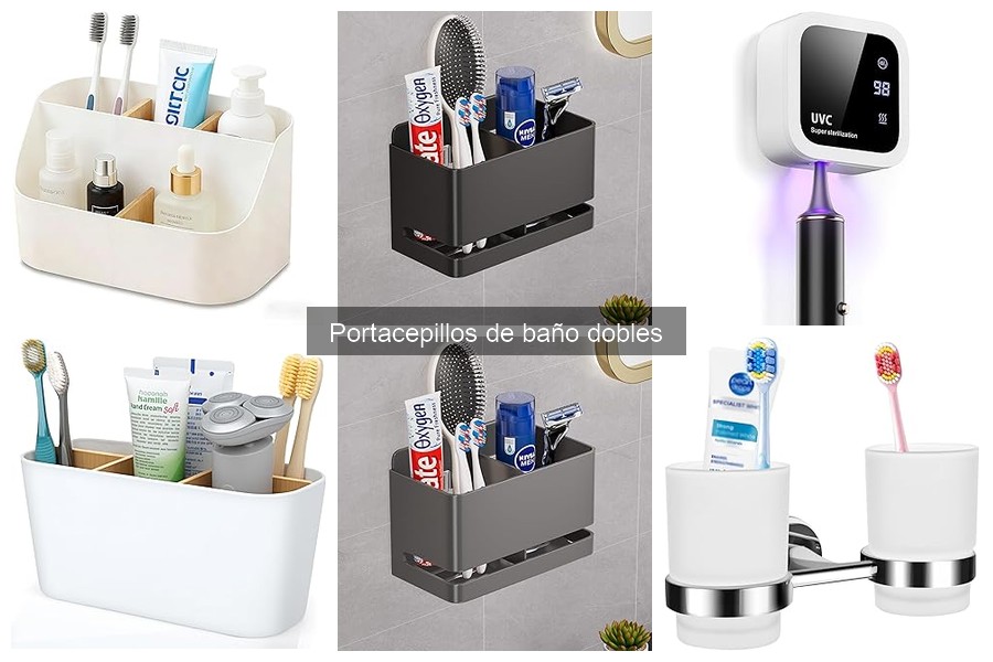Alternativas a Portacepillos de Baño Dobles: Opciones Útiles